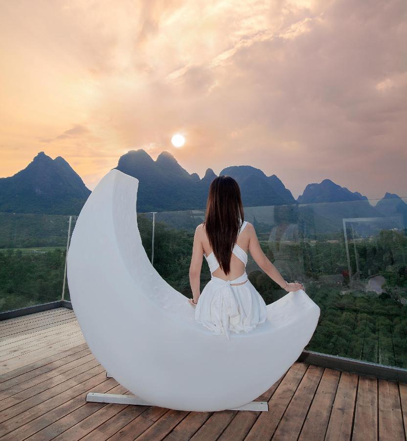 Tea Rhythm House Yangshuo Villa Ngoại thất bức ảnh